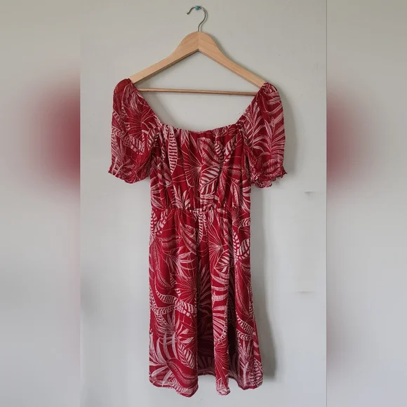 Banana Republic Red Dress Sz XS - Picture 3 of 4